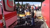 Son Dakika! Bahçeşehir'de Otobüs Devrildi