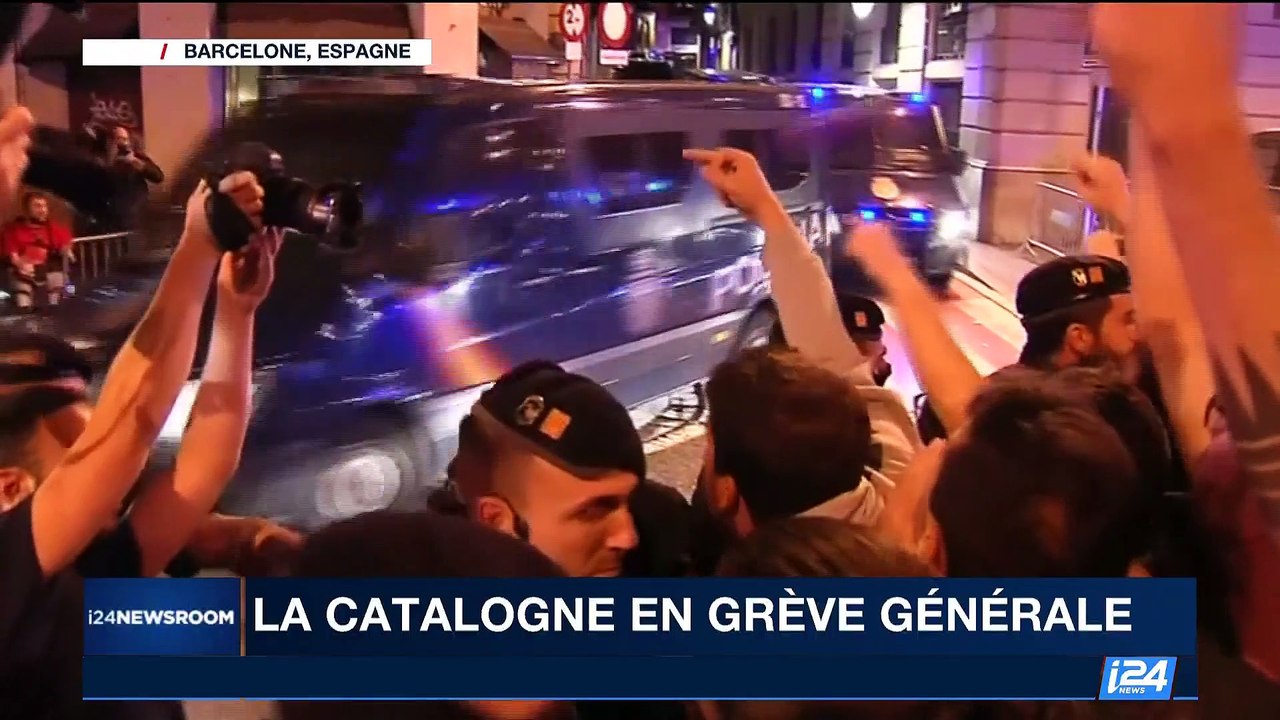 La Catalogne en grève générale