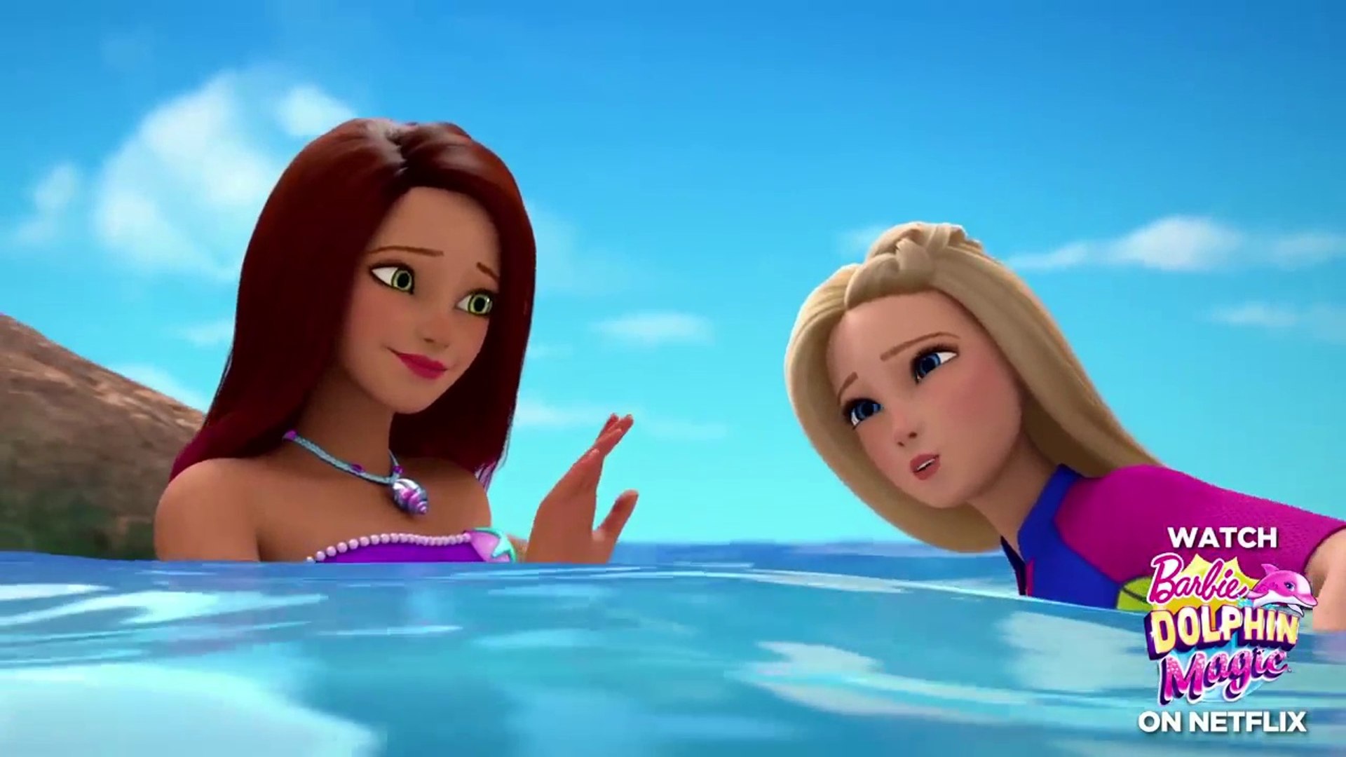 barbie mermaid with dolphin