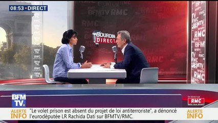 Rachida Dati évoque le clash entre Christine Angot et Sandrine Rousseau