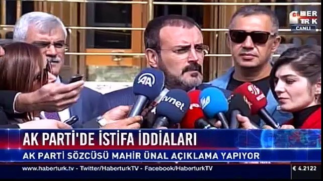 AK Parti Sözcü Mahir Ünal belediyelerde yaşanan istifalar hakkında açıklama yaptı!