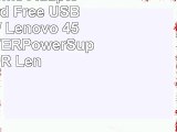 Bundle2 items  AdapterPower Cord Free USB Drive NEW Lenovo 45W AC
