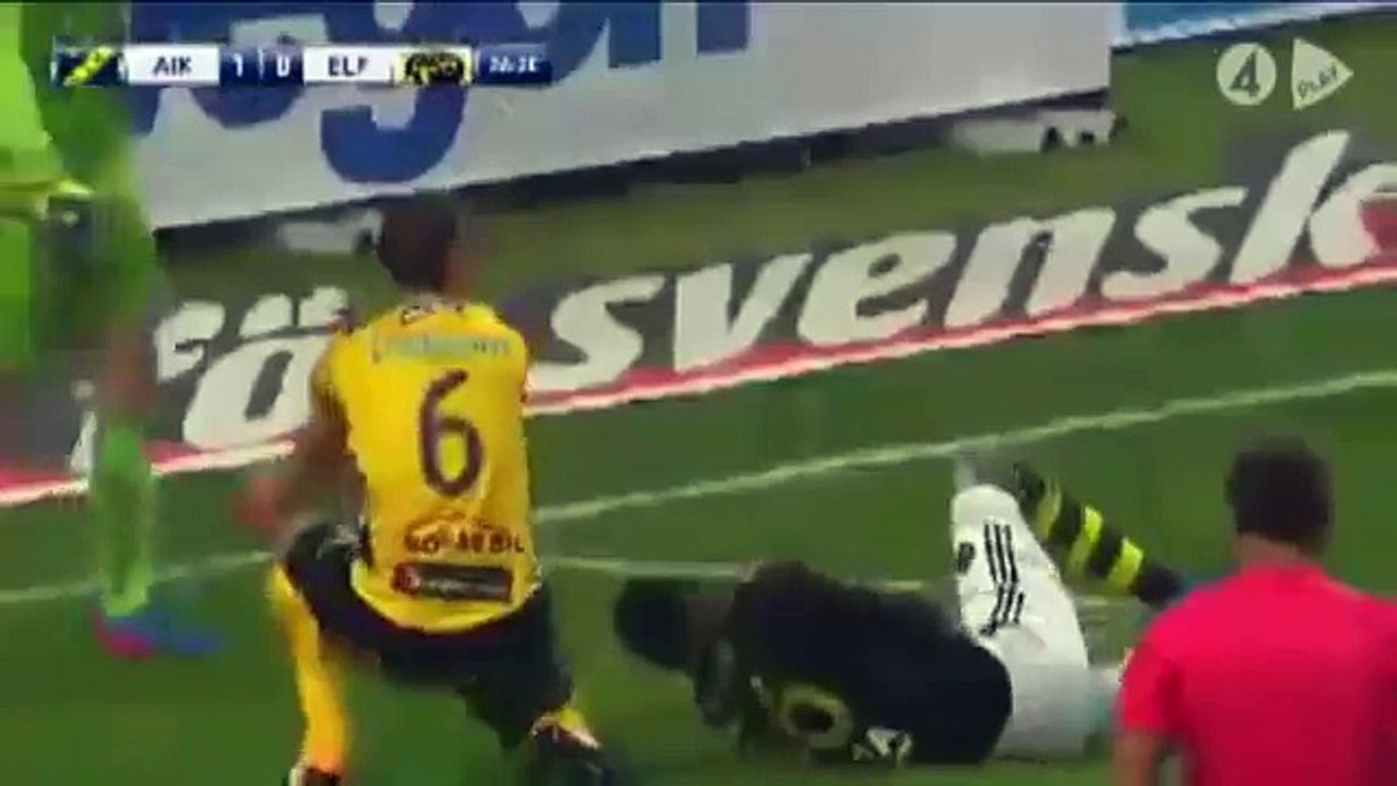 AIK 5:2 Elfsborg  (Swedish Allsvenskan. 1 October 2017)