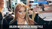 London Fashion Week Spring/Summer 2018  - Julien McDonald Hairstyle | FashionTV