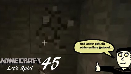 Minecraft "Let's Spiel" (Let's Play) 45: Das Graben - Teil 2