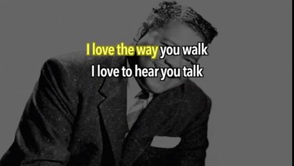 Fats Domino - I want to walk you home KARAOKE / INSTRUMENTAL