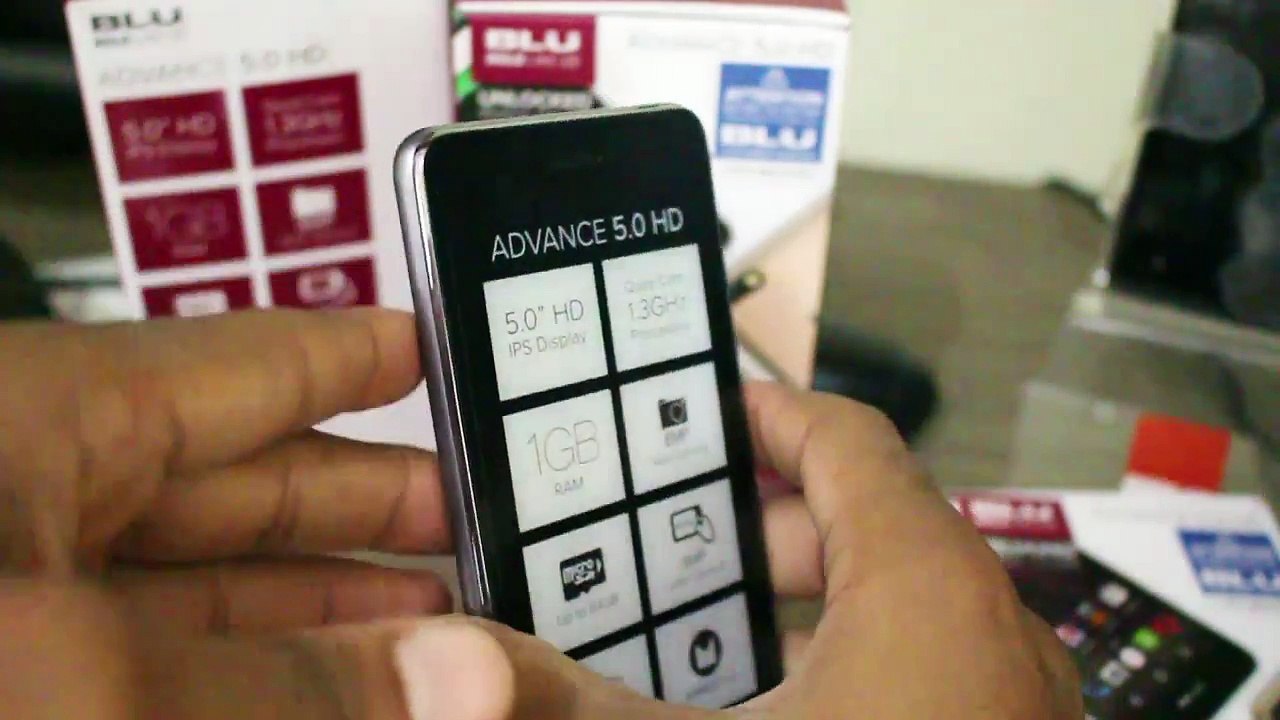 BLU ADVANCE 5 0 HD &  Unboxing Review en español