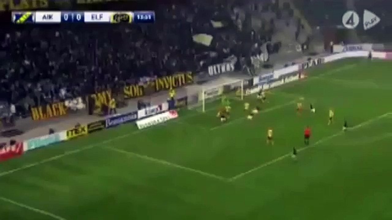 AIK 1:0 Elfsborg  (Swedish Allsvenskan. 1 October 2017)
