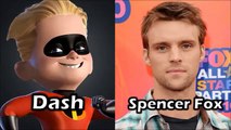 Charers and Voice Actors - The Incredibles