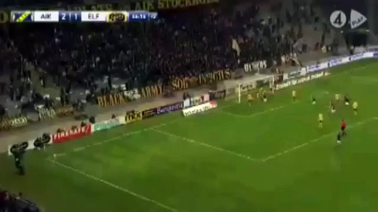 AIK 3:1 Elfsborg  (Swedish Allsvenskan. 1 October 2017)