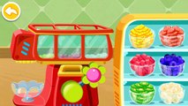 Baby Panda | Little Panda Summer Fun Making Ice Cream & Juices - Children Gameplay Video