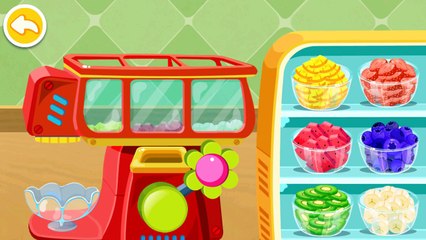 Baby Panda | Little Panda Summer Fun Making Ice Cream & Juices - Children Gameplay Video