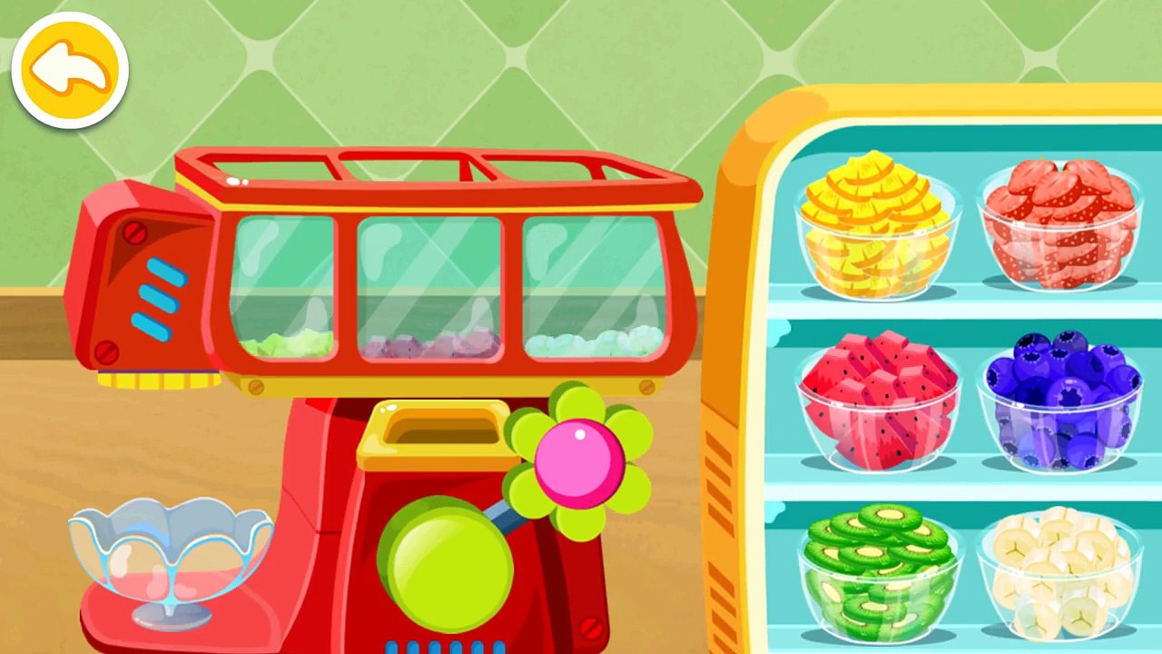 Baby Panda | Little Panda Summer Fun Making Ice Cream & Juices - Children Gameplay Video