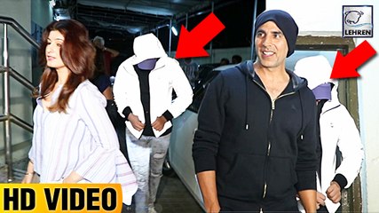 Download Video: Who's This Guy With Akshay Kumar And Twinkle Khanna Hiding His Face?