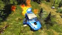 Epic High Speed Jumps #2 – BeamNG Drive Ramp Crashes Compilation