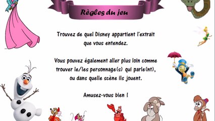 Blind Test Disney - Special répliques - 20 extraits