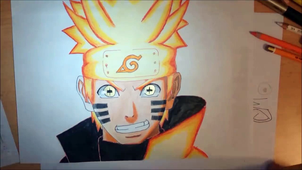 How To Draw Naruto Sage Of 6 Paths Mode | Wie zeichnet man Naruto im 6 ...