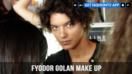 London Fashion Week Spring/Summer 2018  - Fyodor Golan Make up | FashionTV