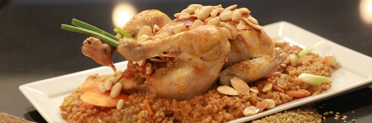 أكلات رمضانية: دجاج بالفريك