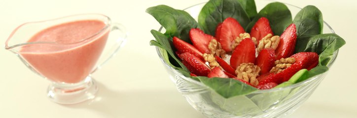 اكلات سريعة : سلطة الفراولة