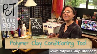 NEVERknead Tool Demo For Conditioning Polymer Clay