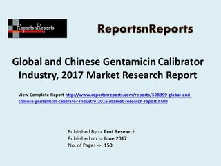 Gentamicin Calibrator  Market Size, Application, Regional Outlook, Competitive Strategies and Forecasts 2022