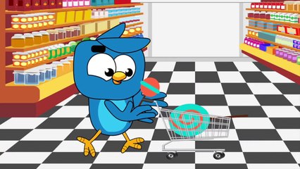 Birds Family Hurt His Eyes Eps Cartoon Animation Nursery Rhymes by Arnold Thurlow