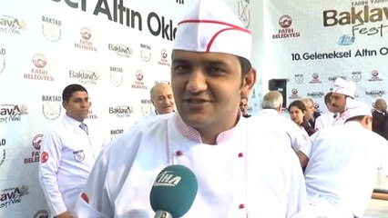 Baklava Ustaları Tezgahın Tozunu Attırdı
