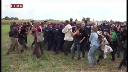 Sığınmacıya çelme cezasız kalmadı