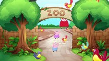 Peppa pig family lets go to zoo - Spiderman Peppa Saves Peppa Pig From Tiger