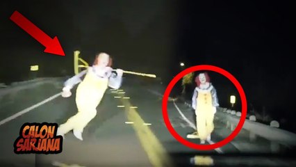 10 PENAMPAKAN BADUT TERGILA DAN TERSERAM DIJALAN RAYA!!!