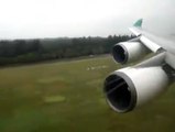 Boeing 747 Engine reverse thrust