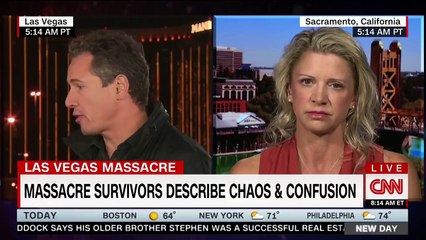 WATCH: Cuomo chokes up as Las Vegas survivors sob with guilt