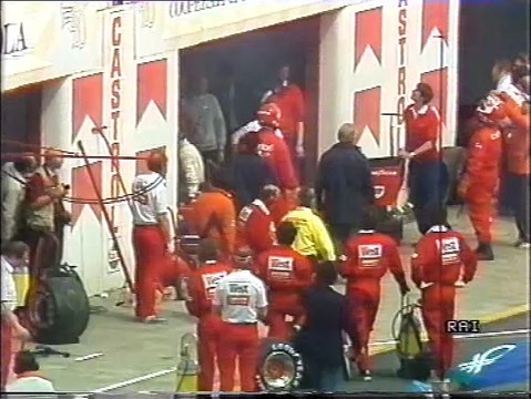 Gran Premio di San Marino 1986: Sorpasso di T. Fabi a Johansson e soste di Danner, Jones e Mansell