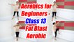 Aerobics for beginners - Class 13 | Fat Burn Aerobic Dance Workout | Boldsky
