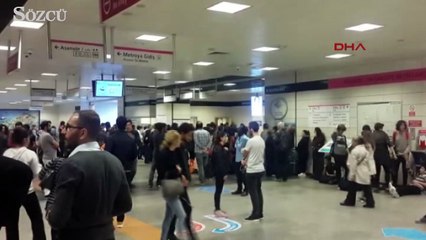 Marmaray seferleri durdu