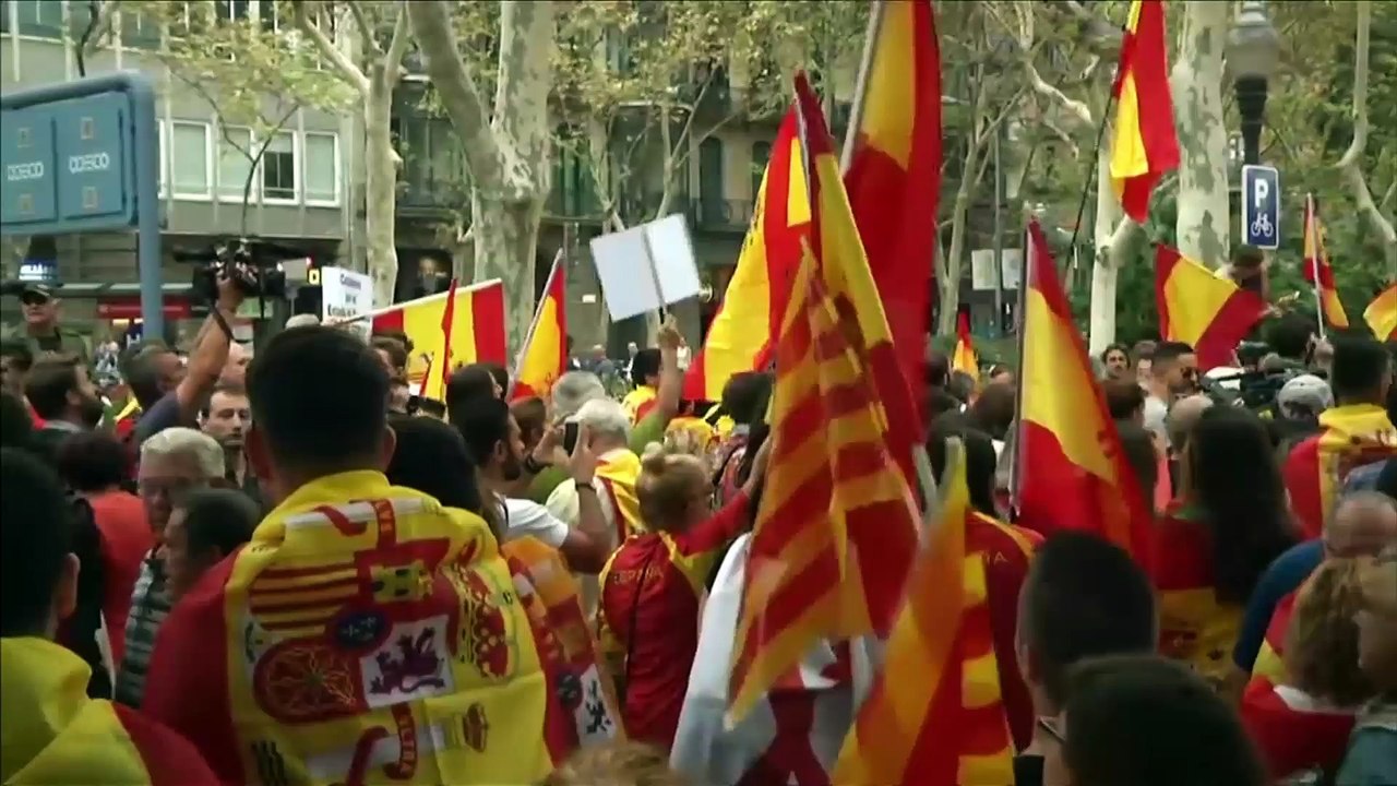Chaos erupts in Barcelona over Catalonia referendum vote