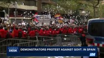 i24NEWS DESK | Spain: local firefighters join protests | Tuesday, October 3rd 2017