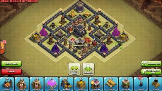 Best War Base (TH9) Updated. Anti Lavaloon/Gowipe/Gowiwi/Giwiwipe 2017