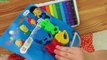 Play and Learn Colours with Playdough Modelling Clay with Animals Molds Fun for Kids