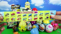 Set surprises Angry Birds Spongebob Cars Kinder Surprise Lego Disney Princess ninja Turtle