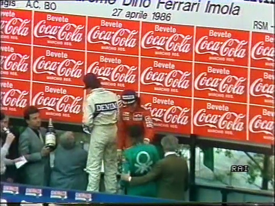 Gran Premio di San Marino 1986: Podio e dopogara