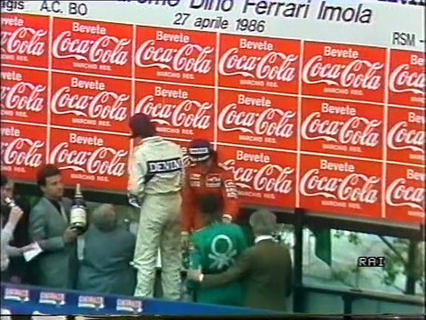 Gran Premio di San Marino 1986: Podio e dopogara