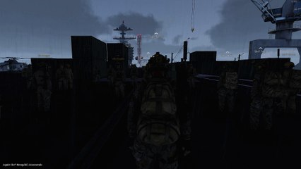 Entretenimiento en el portaaviones