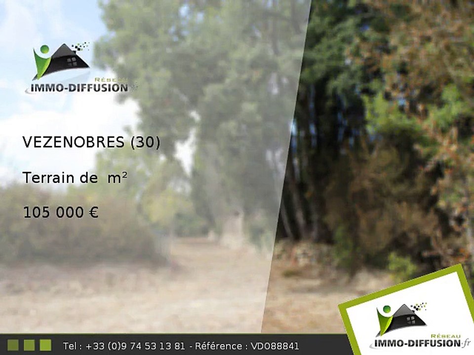 Terrain A vendre Vezenobres - 105 000 Euros