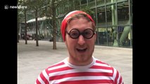 Man surprises mother with real-life game of 'Where's Wally'