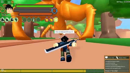 Roblox Gaiden OA KURAMA BOSS BATTLE!!!!