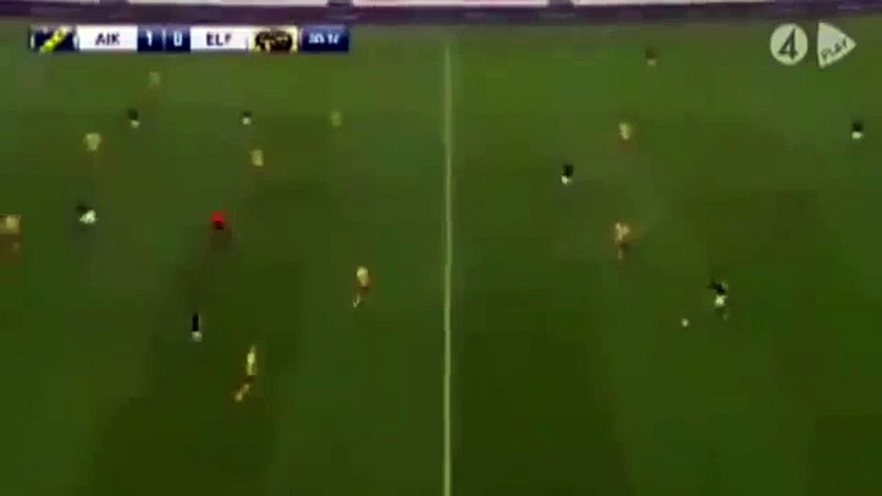 AIK 2:0 Elfsborg  (Swedish Allsvenskan. 1 October 2017)