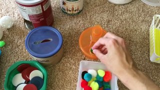 Homemade fine motor ivities (8 months to 2 years) Do it yourself!