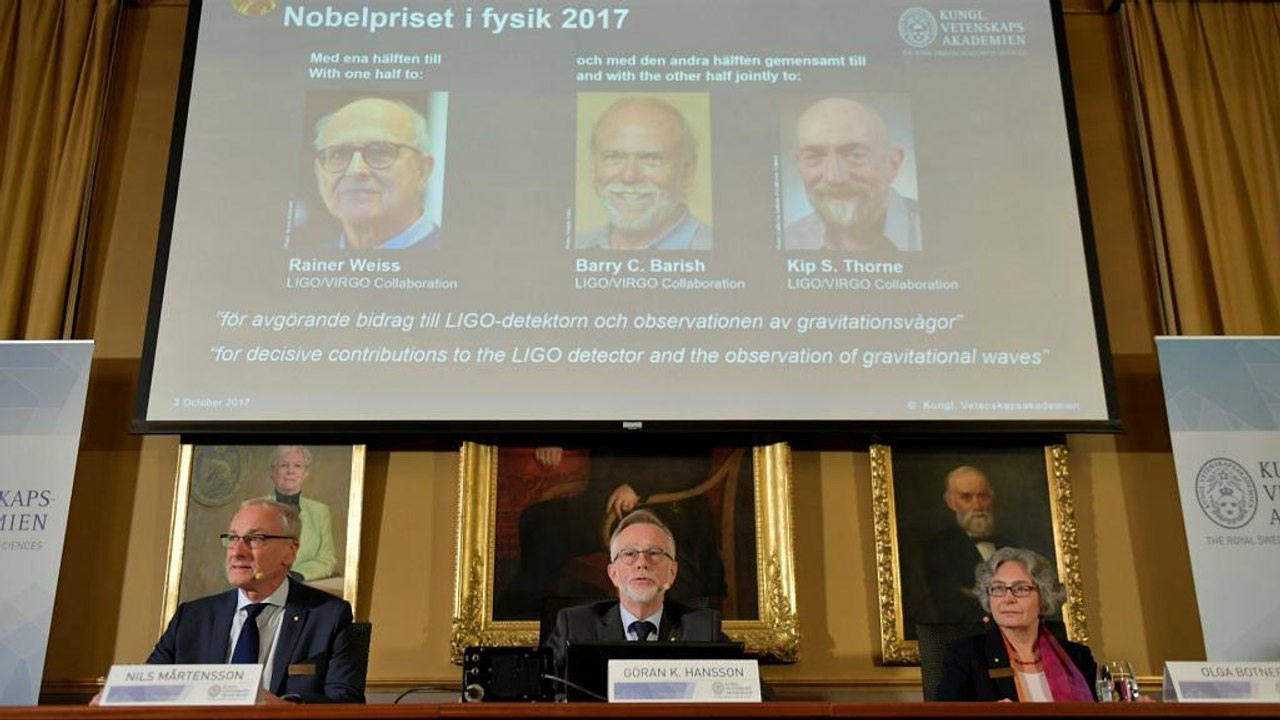Physik-Nobelpreis für den Nachweis von Gravitationswellen